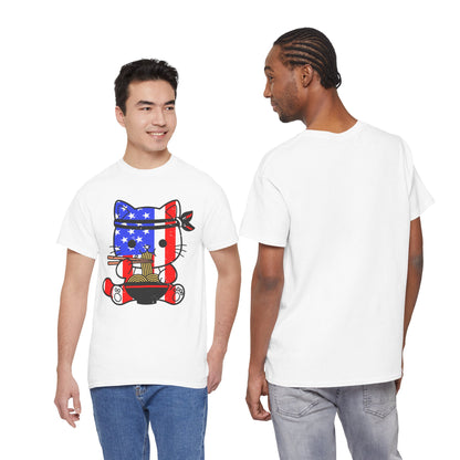 Patriotic Ramen Cat T-Shirt