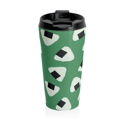 Onigiri Pattern Travel Mug