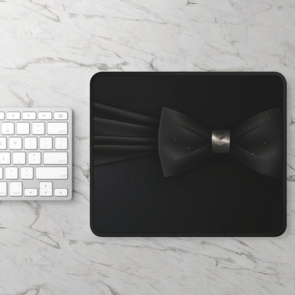 Black Bow Tie Mouse Pad