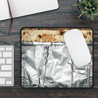 Foil-Wrapped Burrito Mouse Pad