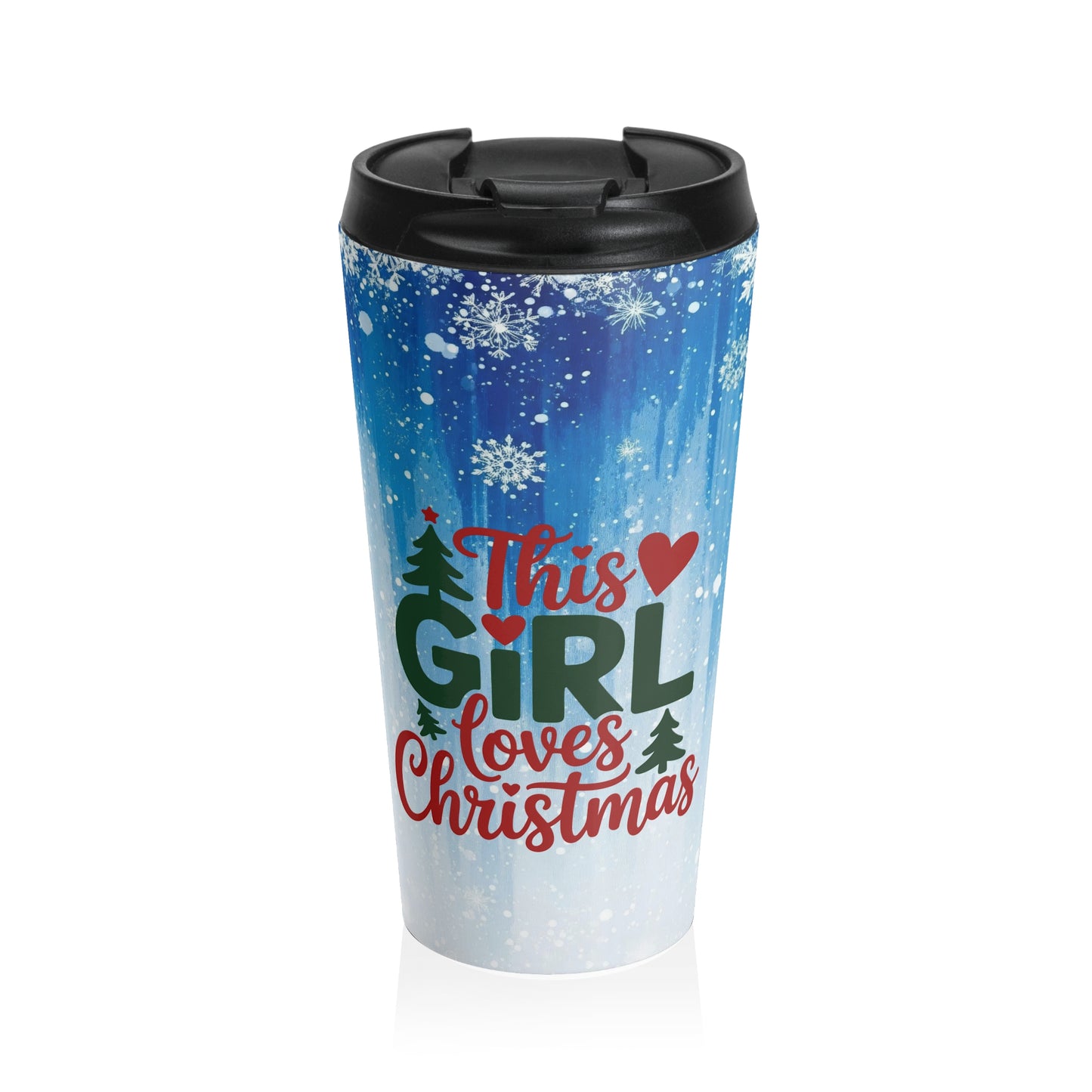This Girl Loves Christmas Travel Mug