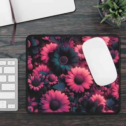 Midnight Bloom Floral Mouse Pad