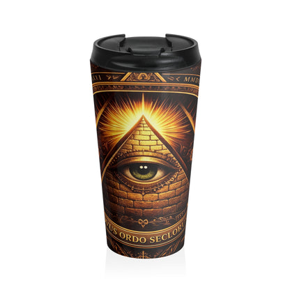 All-Seeing Pyramid Travel Mug