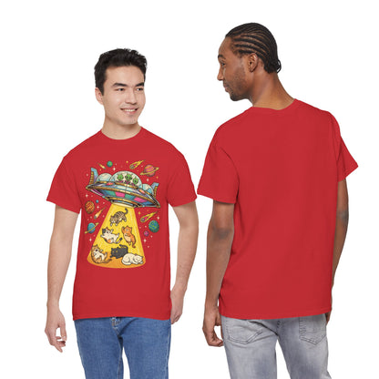 Alien Cat Abduction T-Shirt