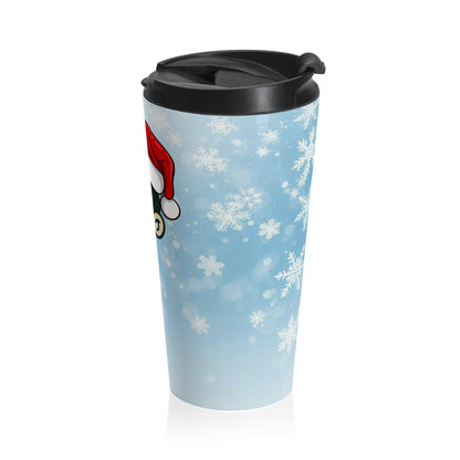 Holiday Nerdy Santa Travel Mug