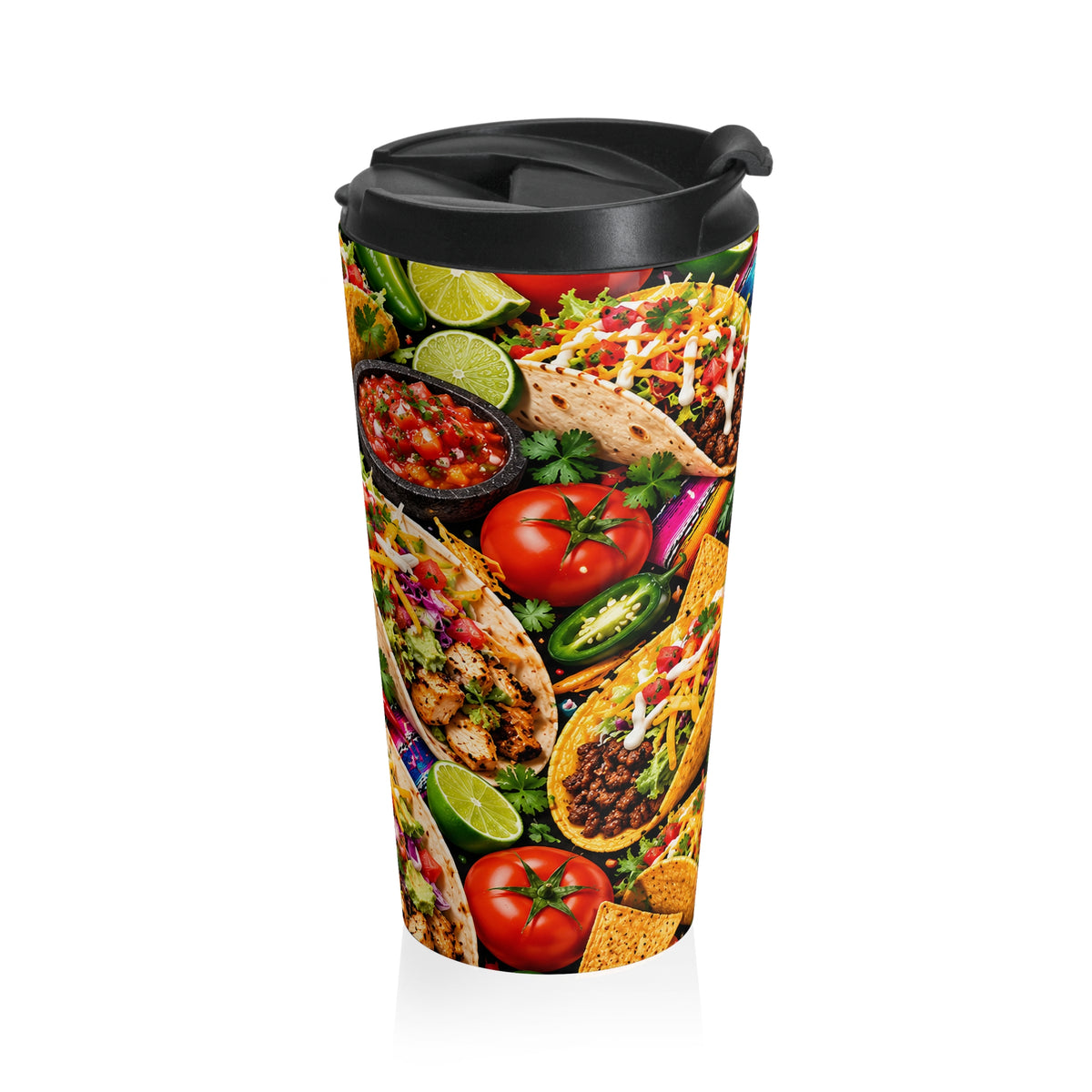 Taco Fiesta Stainless Steel Travel Mug