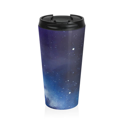 Midnight Galaxy Stainless Steel Travel Mug – 15oz