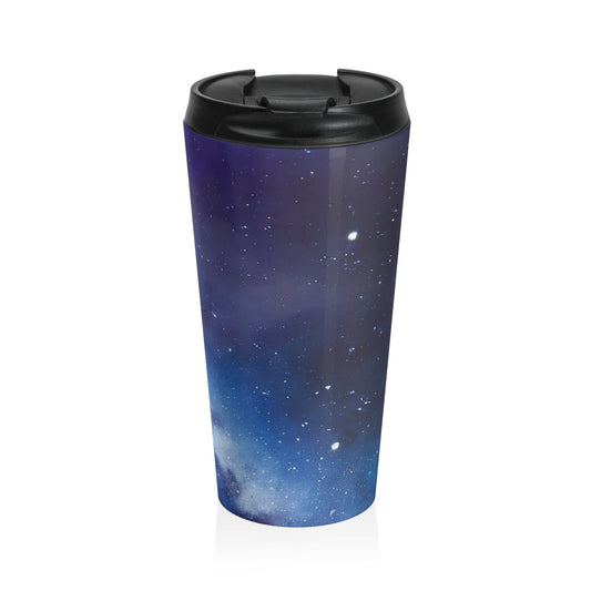 Midnight Galaxy Stainless Steel Travel Mug – 15oz