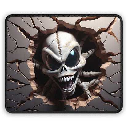 Cracked Skull Creature Mouse Pad