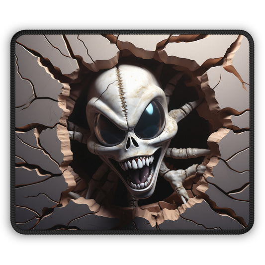 Cracked Skull Creature Mouse Pad