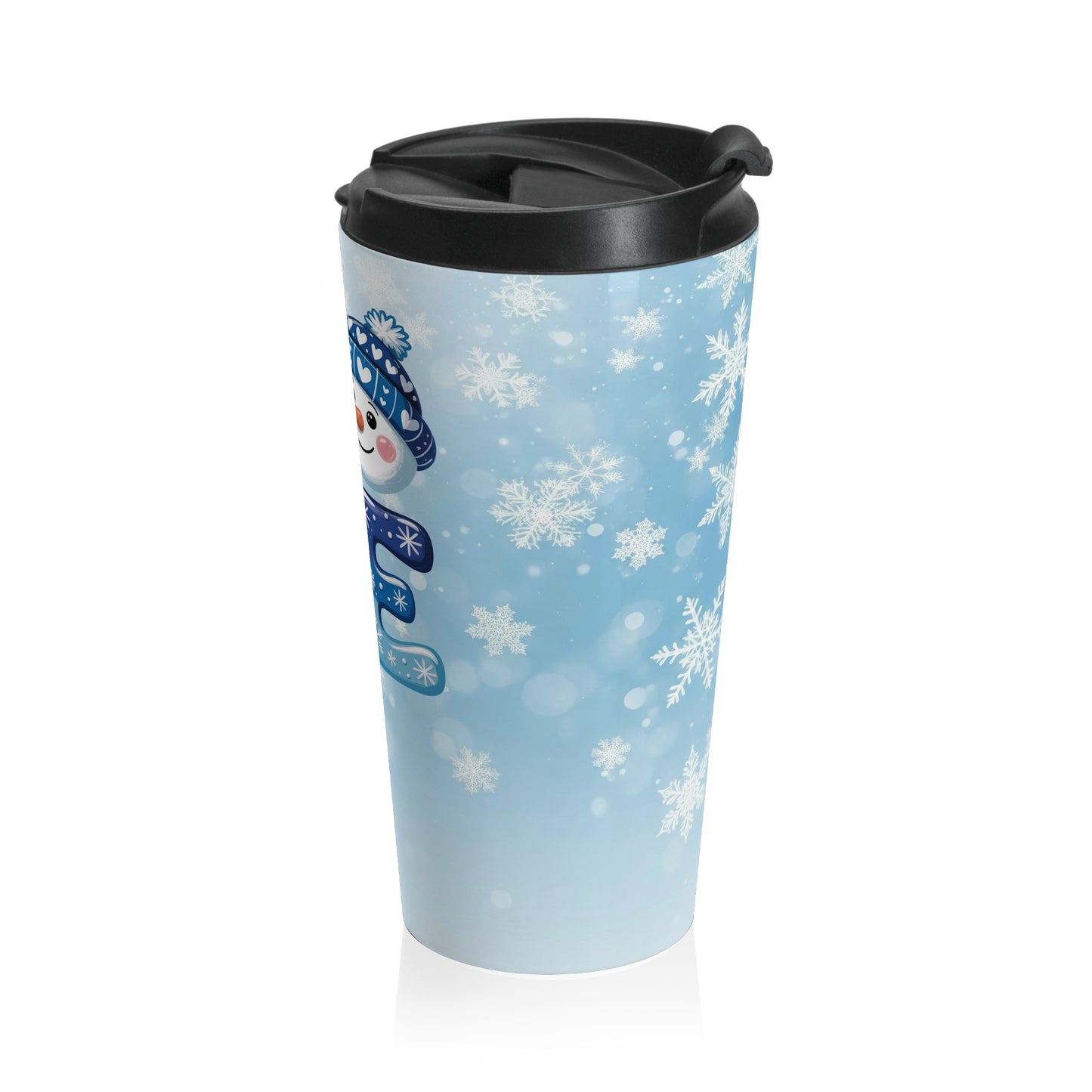 Snowman Love Travel Mug