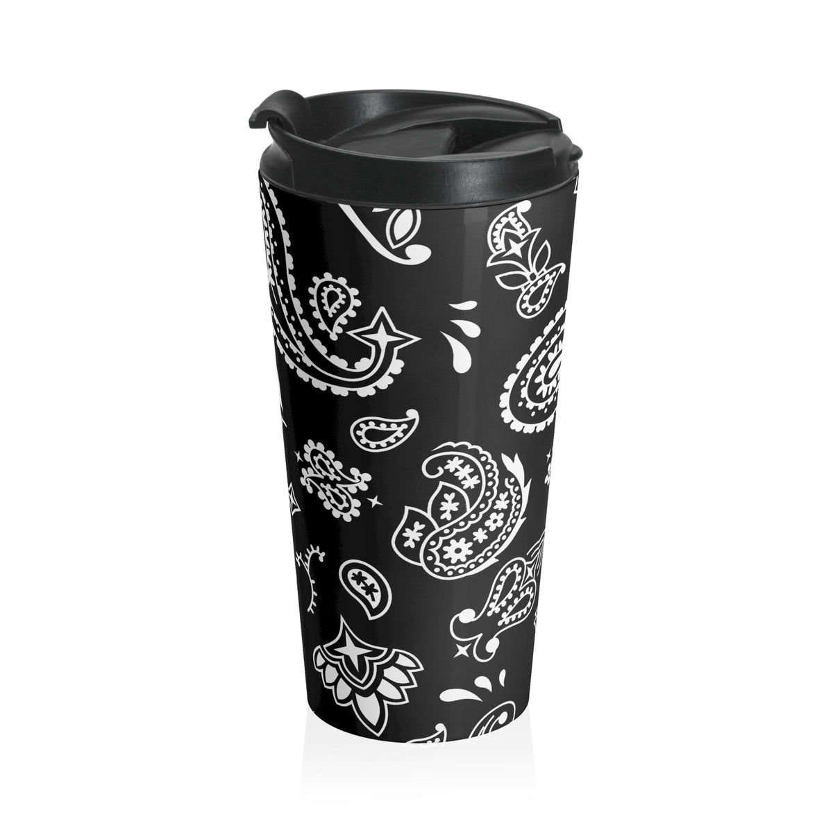 Midnight Bandana Stainless Steel Travel Mug