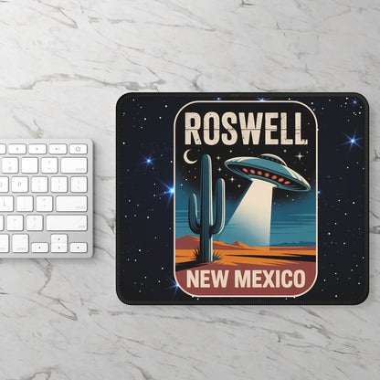 Roswell New Mexico UFO Galaxy Mouse Pad