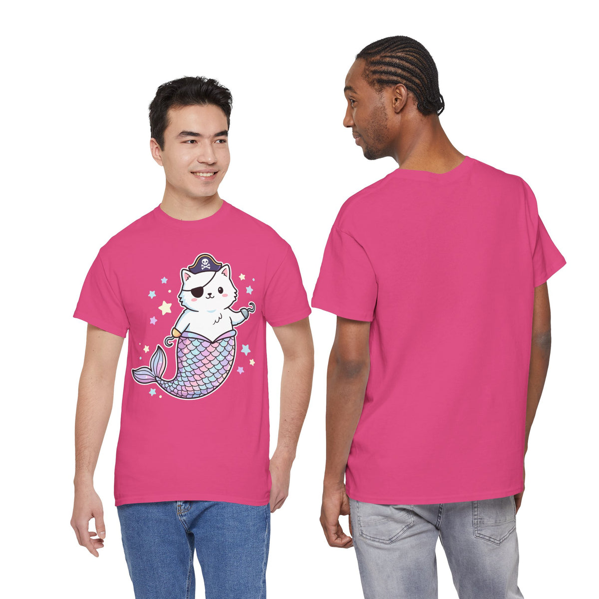 Pirate Mermaid Cat T-Shirt