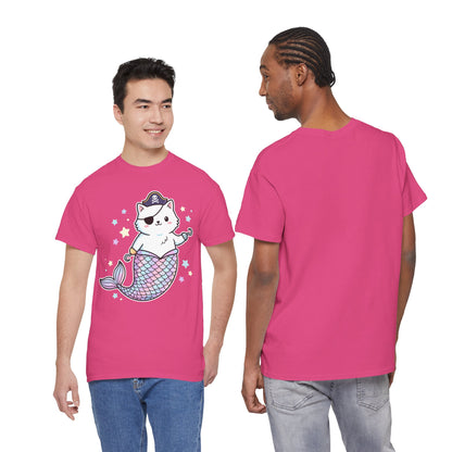 Pirate Mermaid Cat T-Shirt