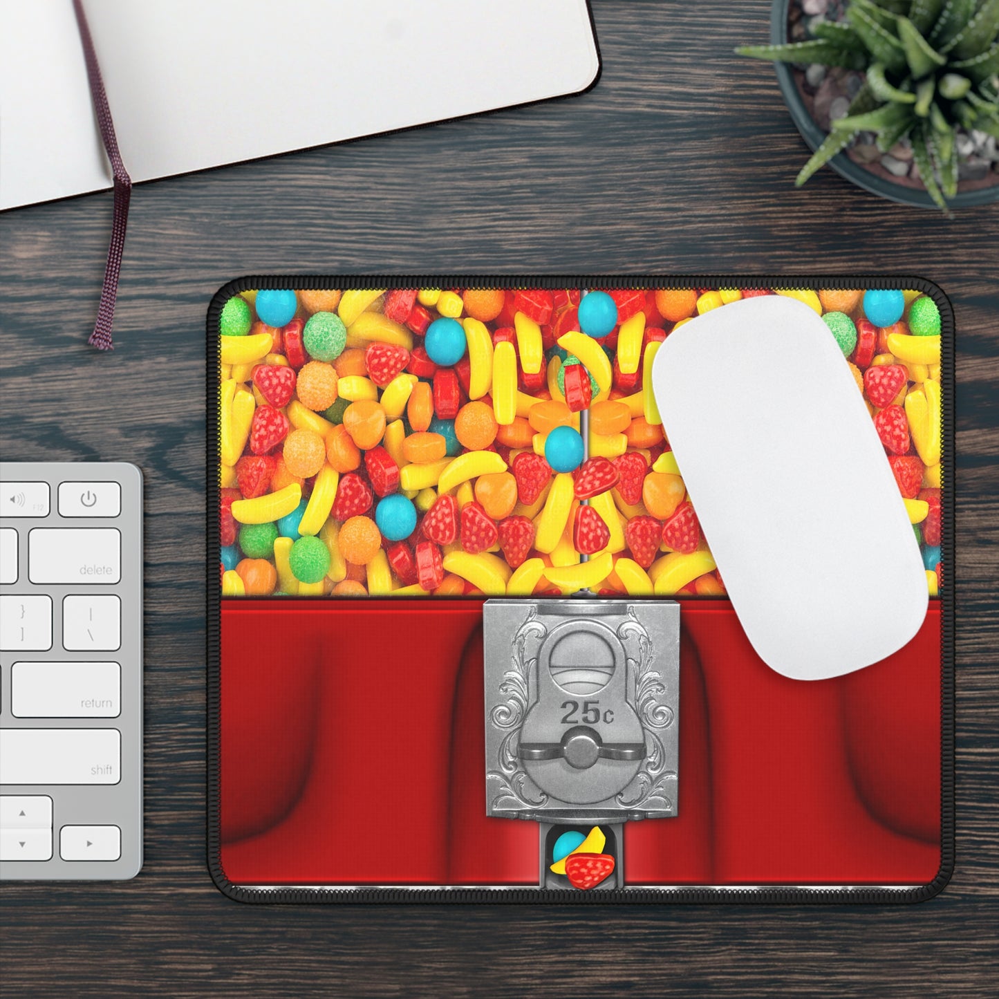 Fruity Candy Gumball Machine Mouse Pad