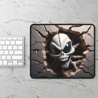 Cracked Skull Creature Mouse Pad