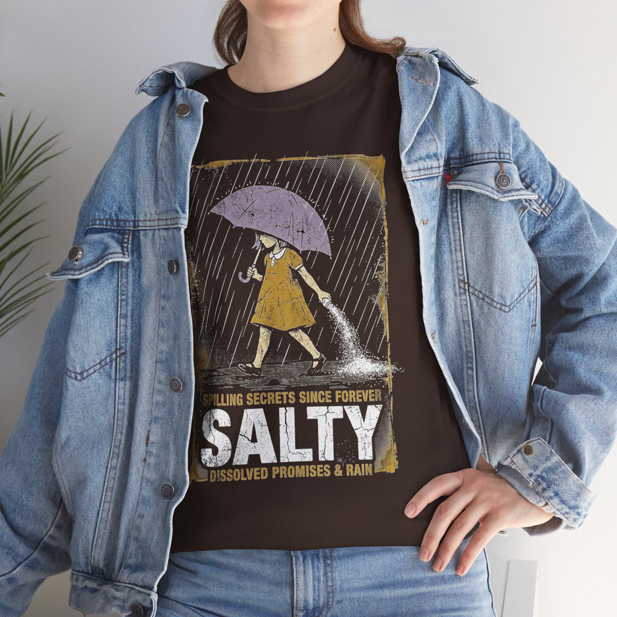 Salty Spilling Secrets Funny T-Shirt