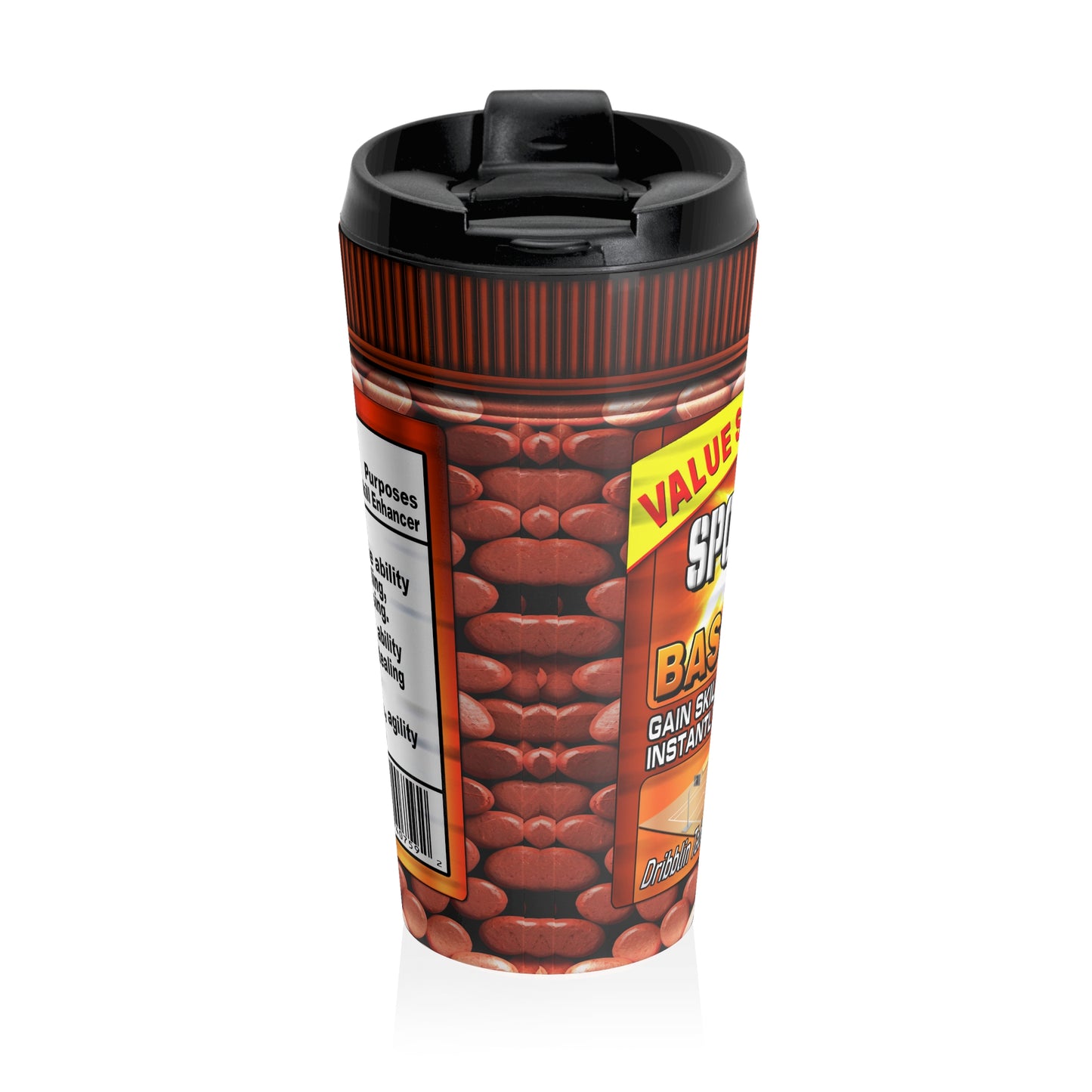 Sporty Pills Basketball Travel Mug
