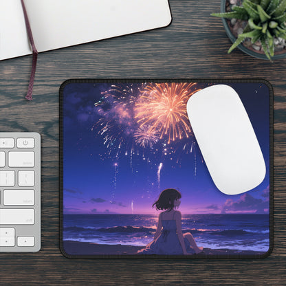 Fireworks by the Sea Mouse Pad