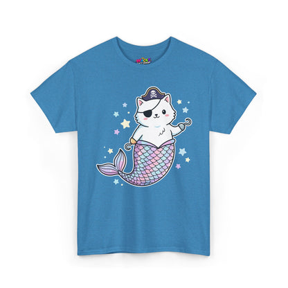 Pirate Mermaid Cat T-Shirt