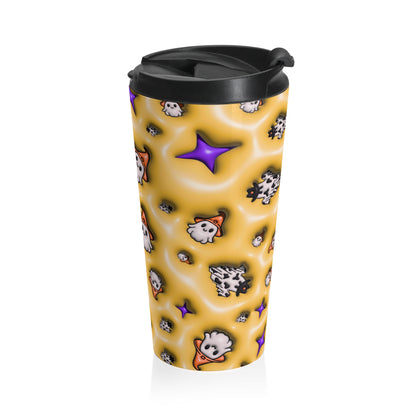 Spooky Ghost Vibes Travel Mug