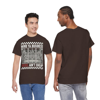 Mind Ya Business Diesel Ain’t Cheap Raccoon T-Shirt