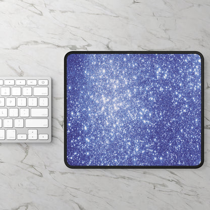 Sapphire Stardust Sparkle Mouse Pad
