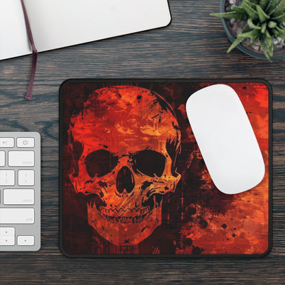 Inferno Skull Mouse Pad