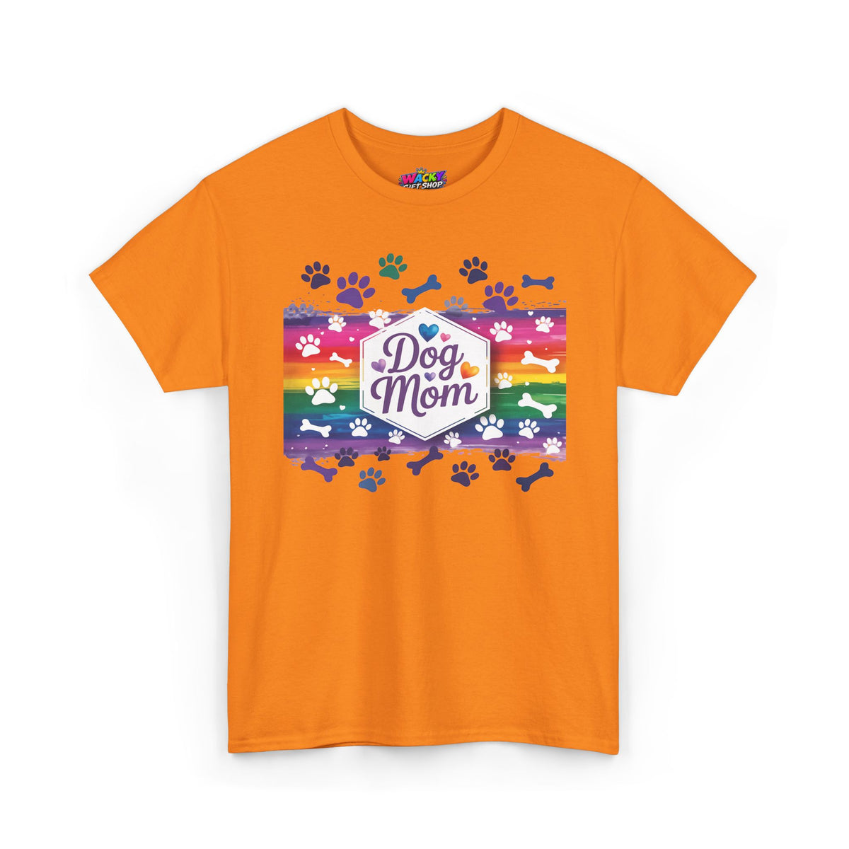 Rainbow Dog Mom T-Shirt