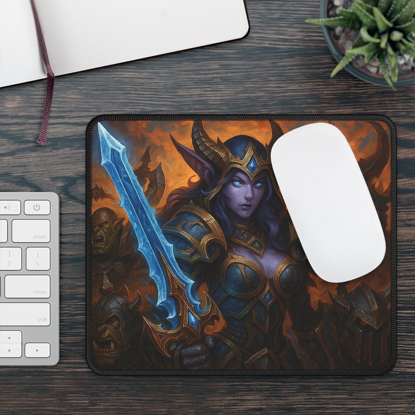 Frostblade Shadow Queen Mouse Pad