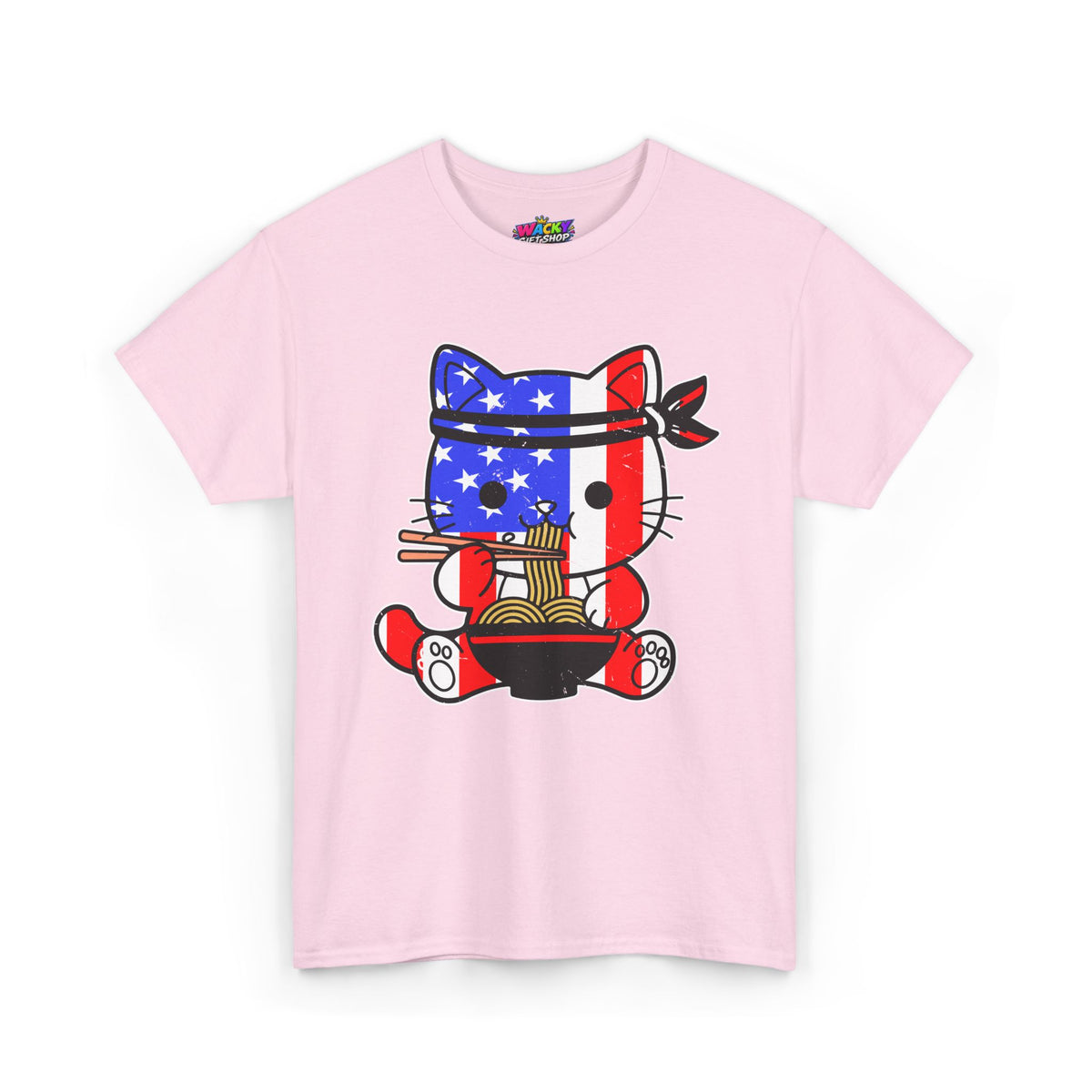 Patriotic Ramen Cat T-Shirt