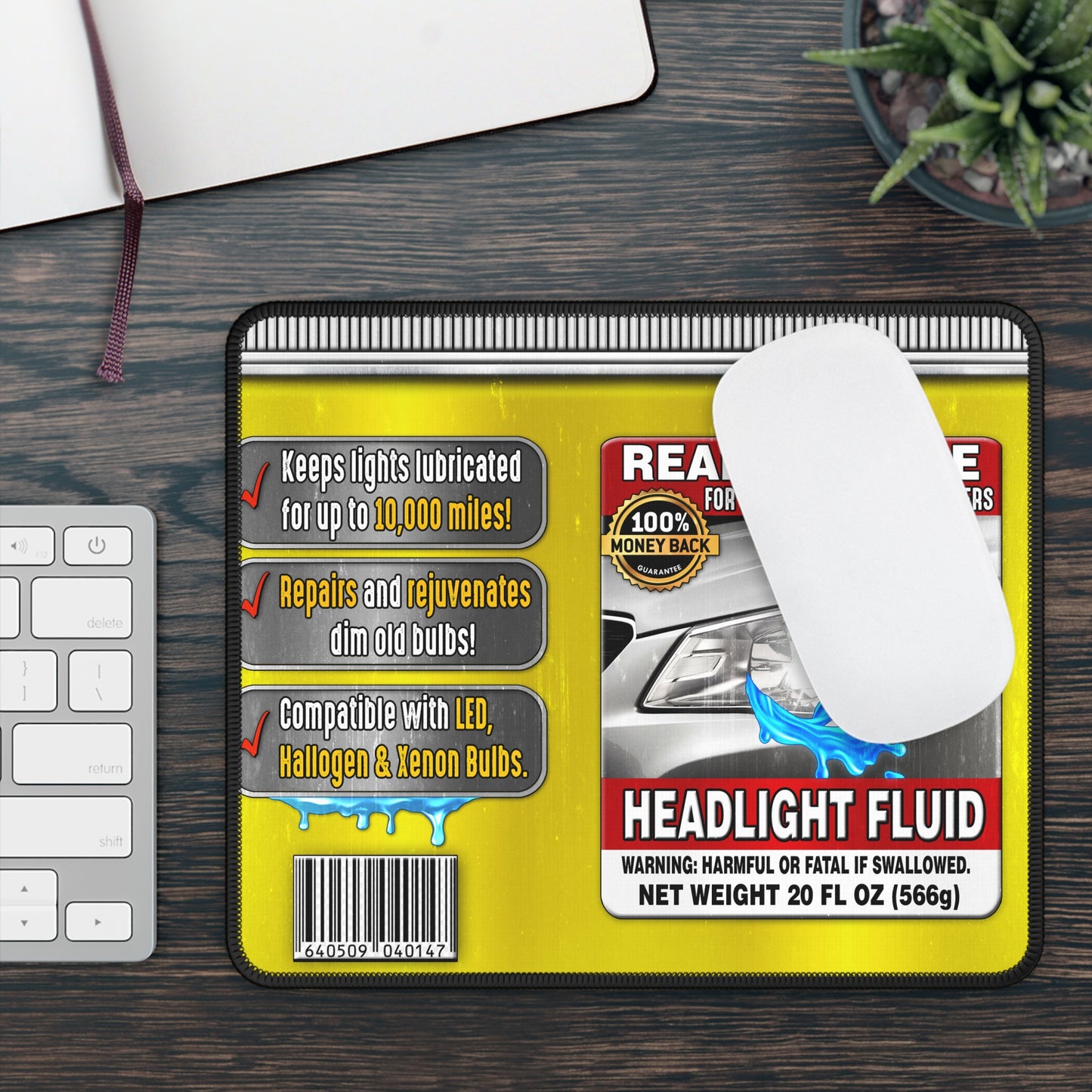 Headlight Fluid Mouse Pad