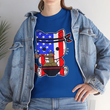Patriotic Ramen Cat T-Shirt