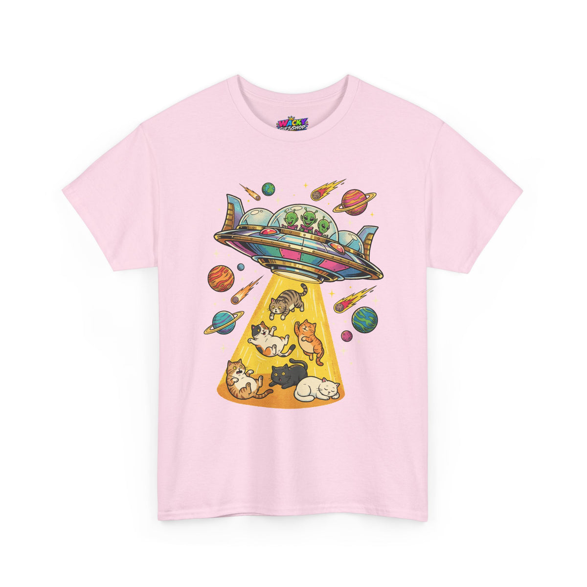 Alien Cat Abduction T-Shirt
