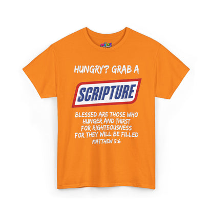 Hungry? Grab a Scripture T-Shirt
