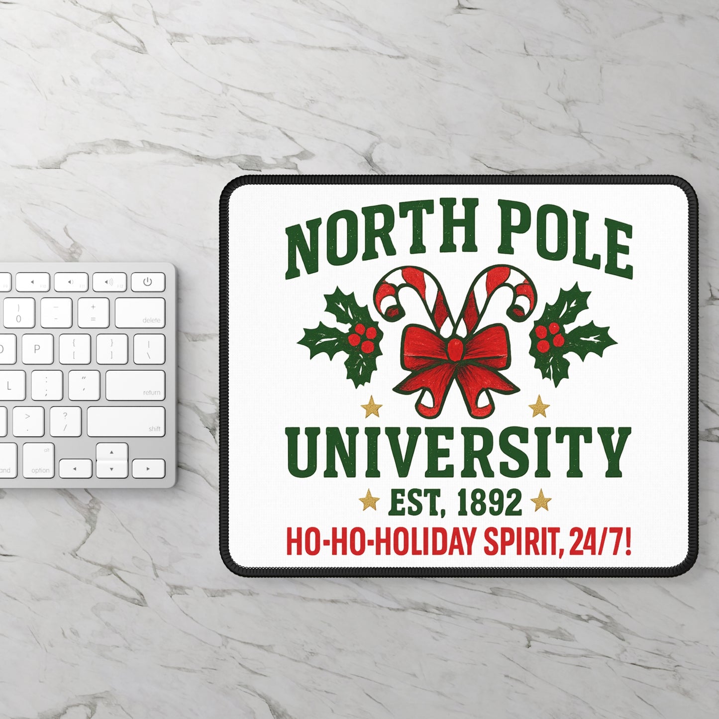 North Pole University Mouse Pad