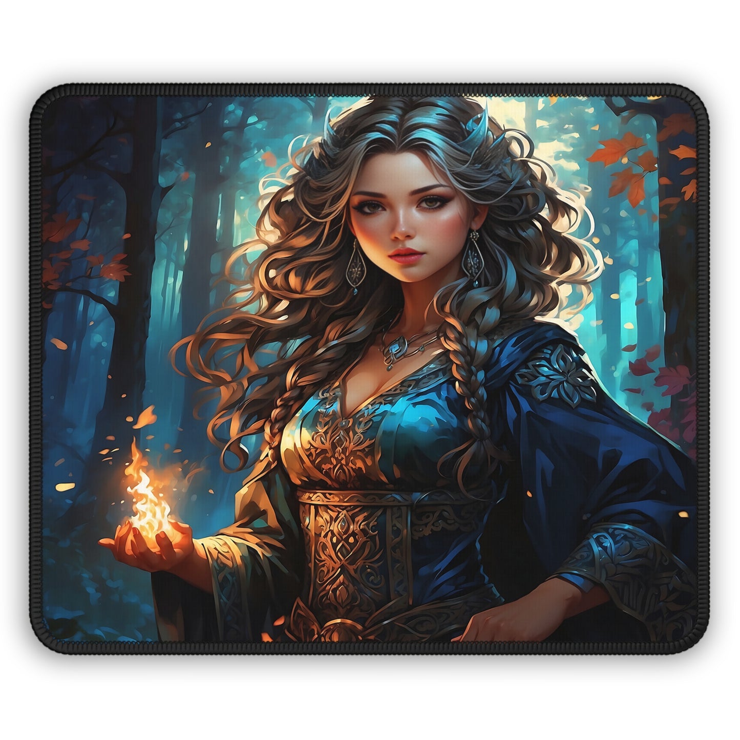 Enchanted Forest Sorceress Mouse Pad