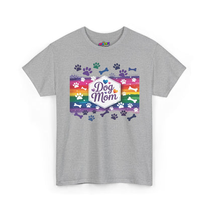 Rainbow Dog Mom T-Shirt