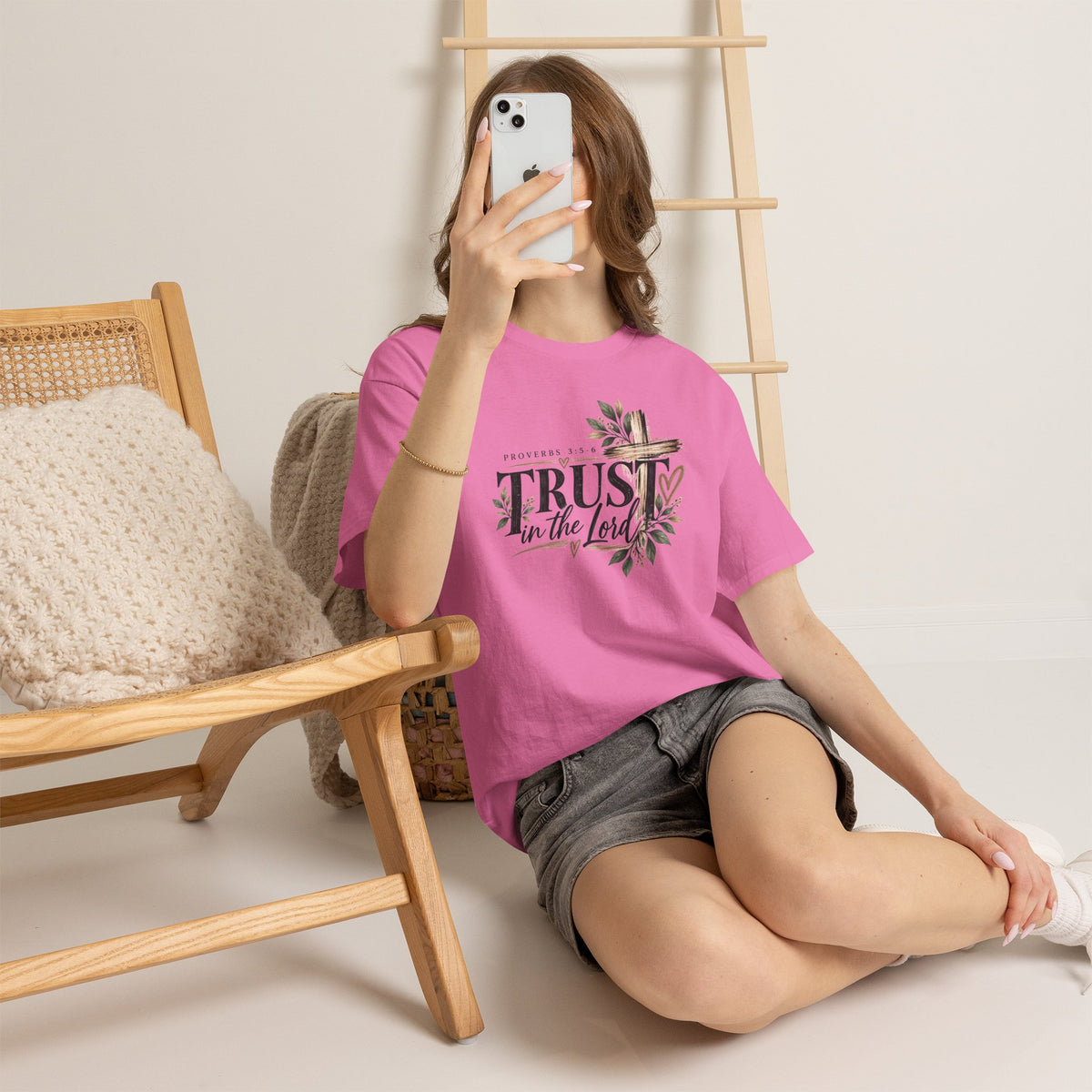 Trust in the Lord Proverbs 3:5-6 Christian T-Shirt