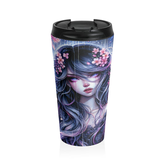 Moonlit Blossom Travel Mug