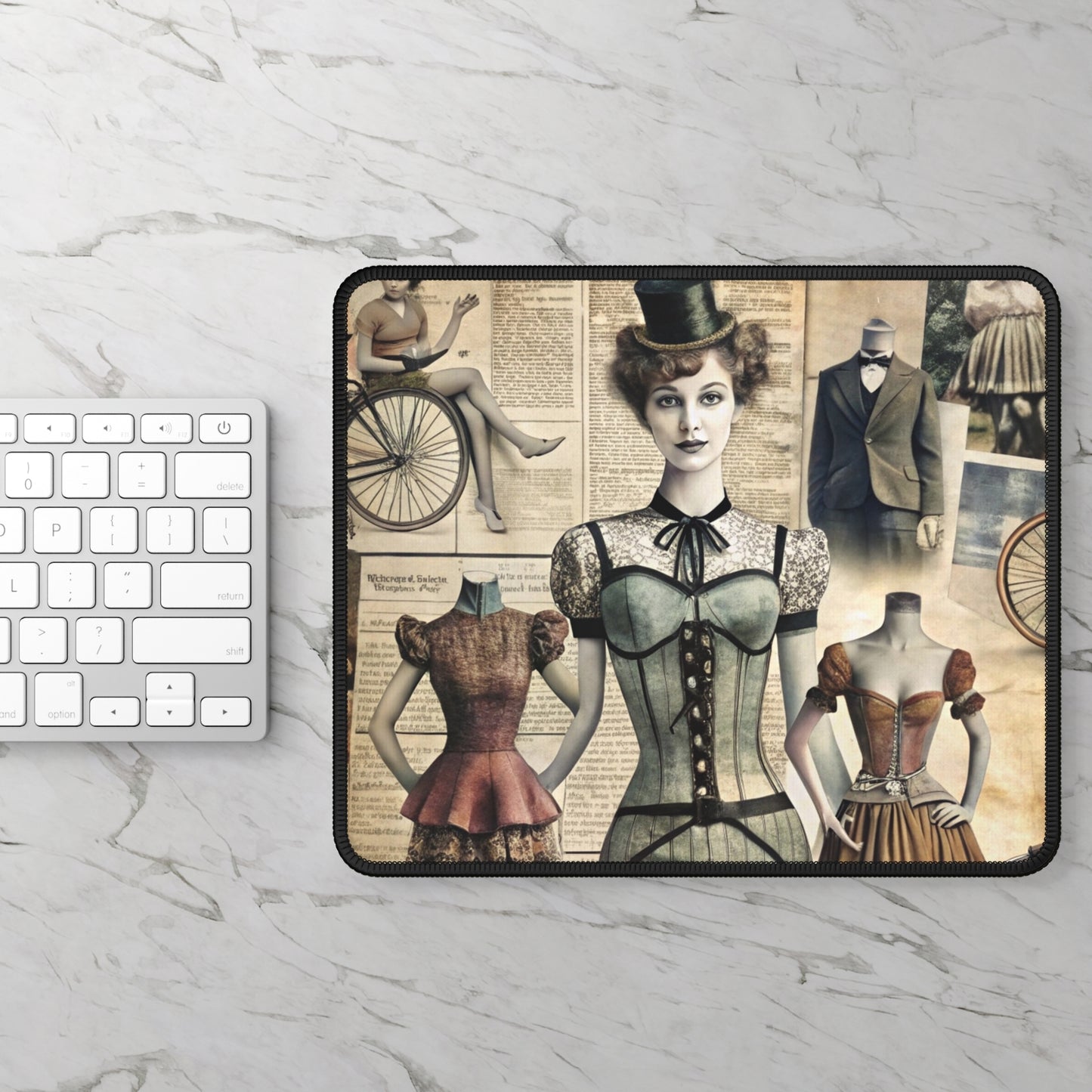 Victorian Fashion Chronicle Mouse Pad
