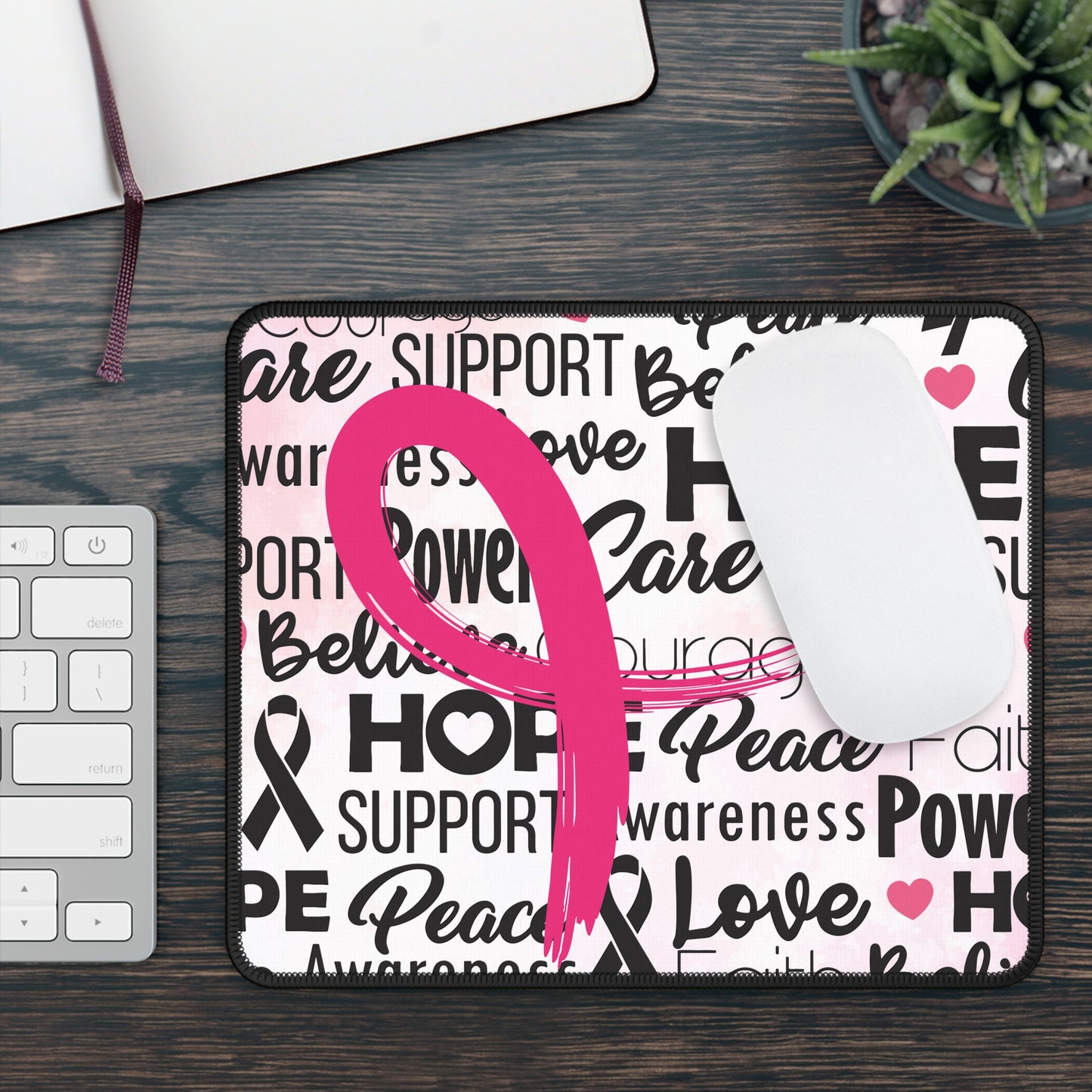 Support Squad Breast Cancer Awareness Mouse Pad