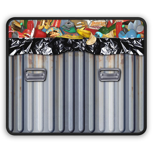 Overflowing Trash Can Mouse Pad