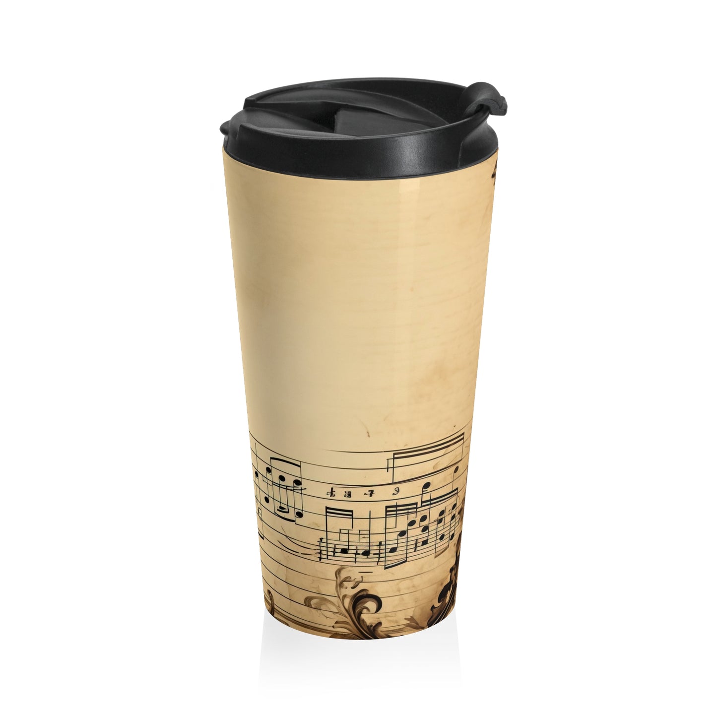 Vintage Sheet Music Travel Mug