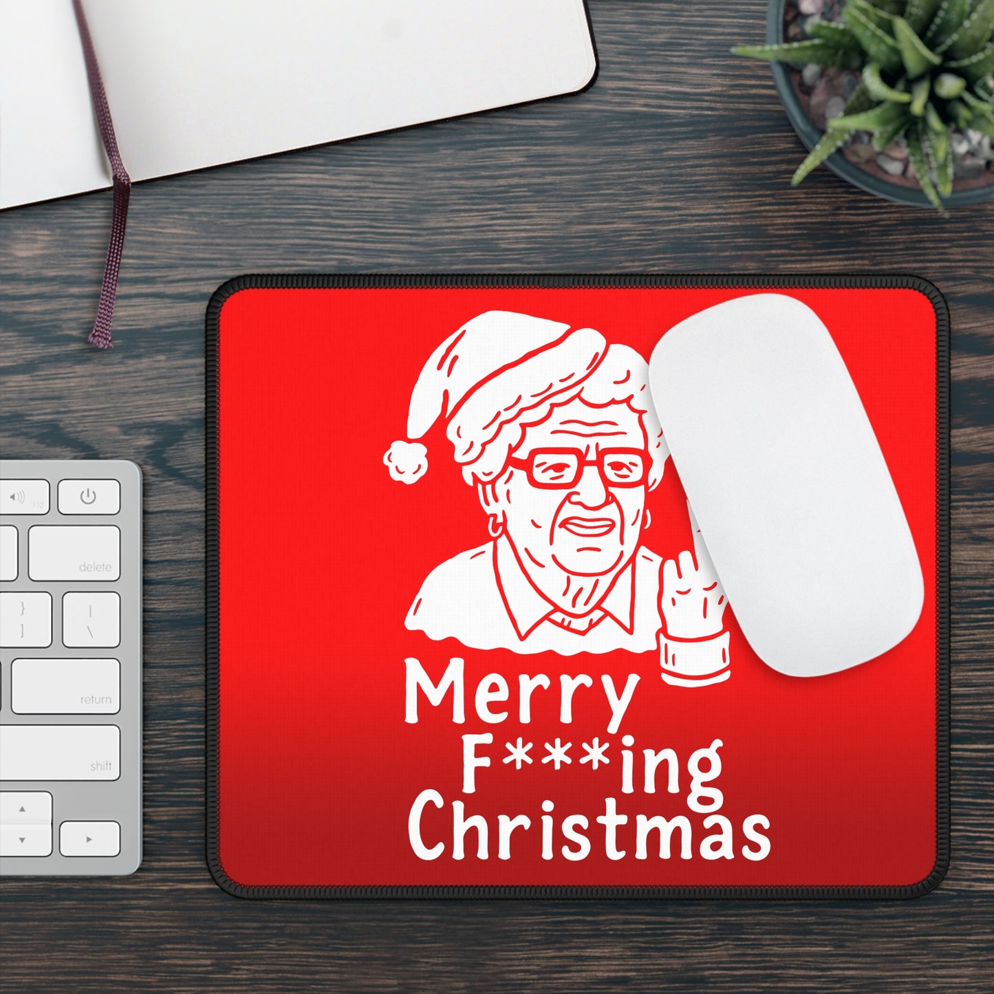 Merry F***ing Christmas Mouse Pad