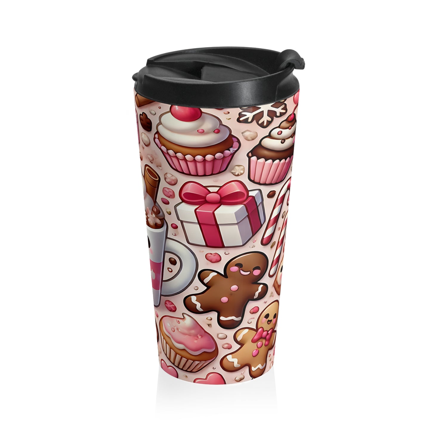 Cute Cocoa Holiday Travel Mug