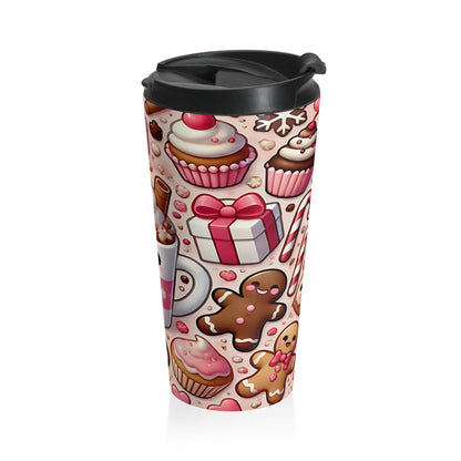 Cute Cocoa Holiday Travel Mug
