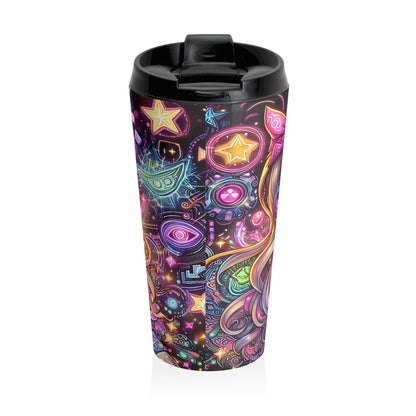Chibi Gamer Girl Travel Mug