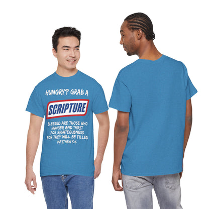Hungry? Grab a Scripture T-Shirt